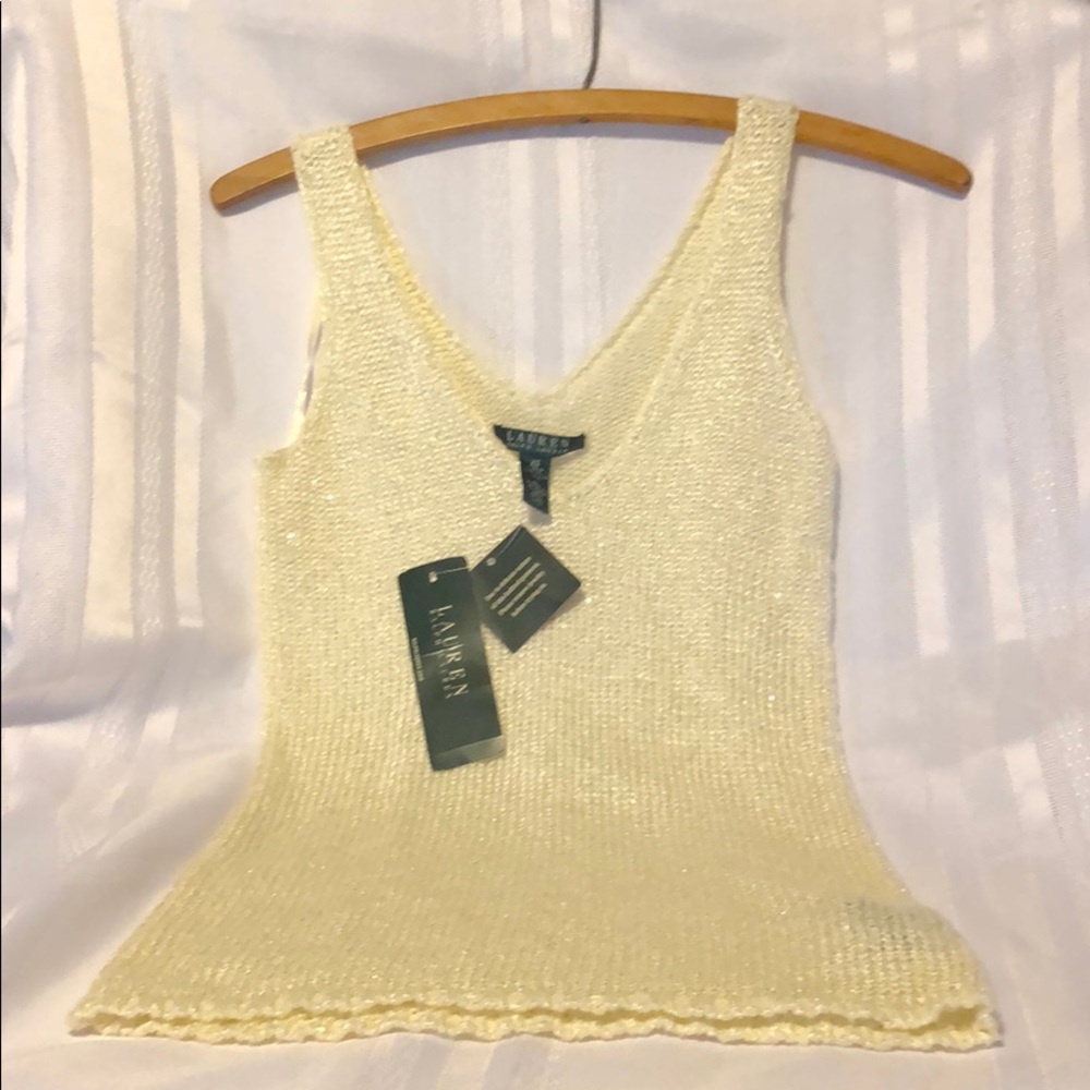 Lauren Ralph Lauren Knitted Top New with tags